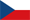Tjekkiet's flag